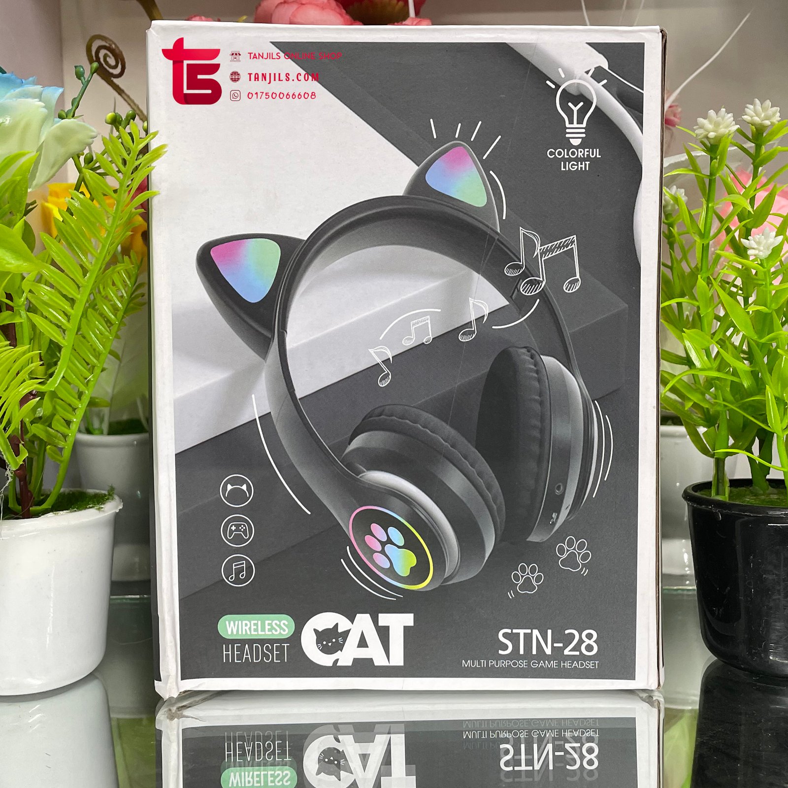Cat RGB Gaming Headphones