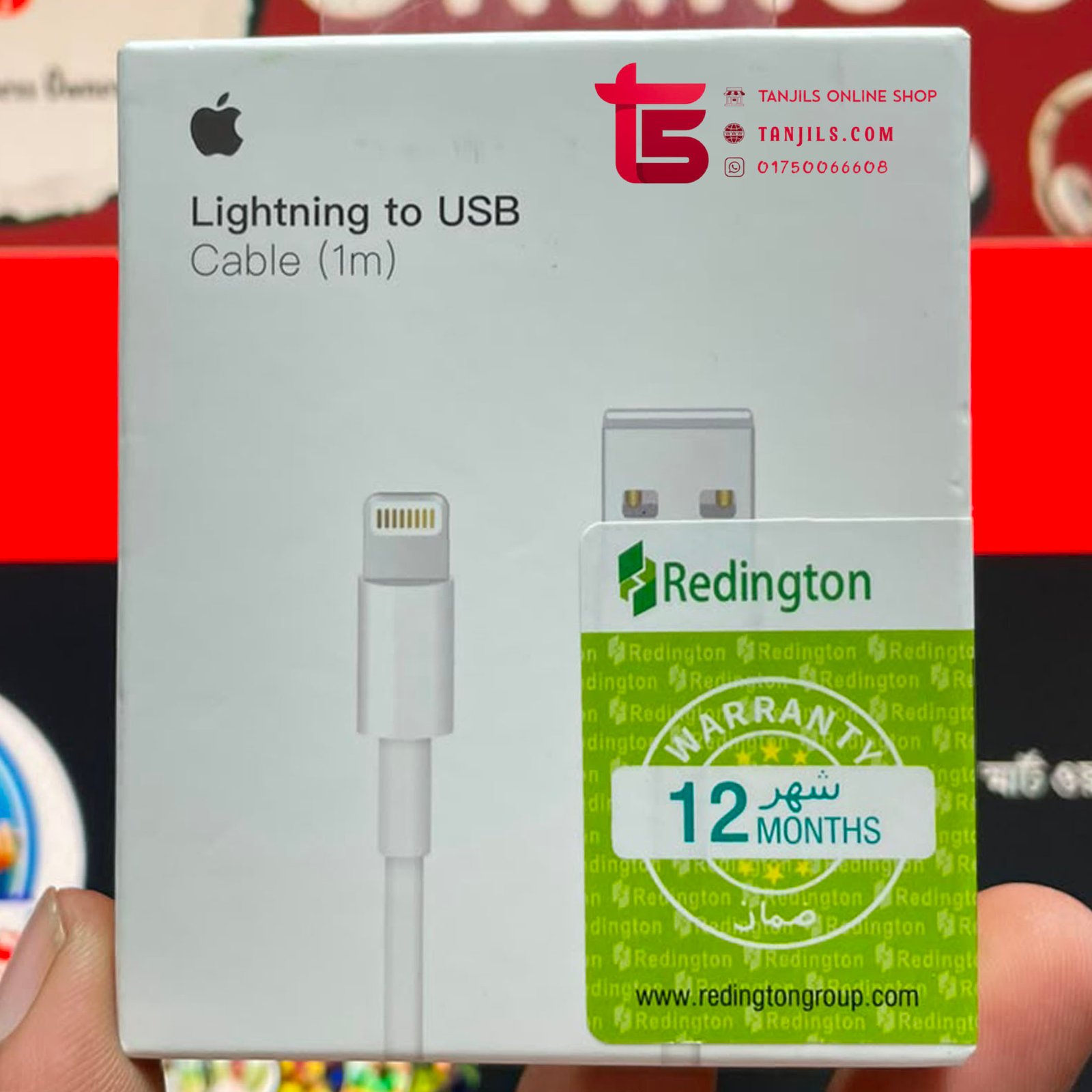 USB to Apple Lightning Cable (1m) with 12 Months Warranty