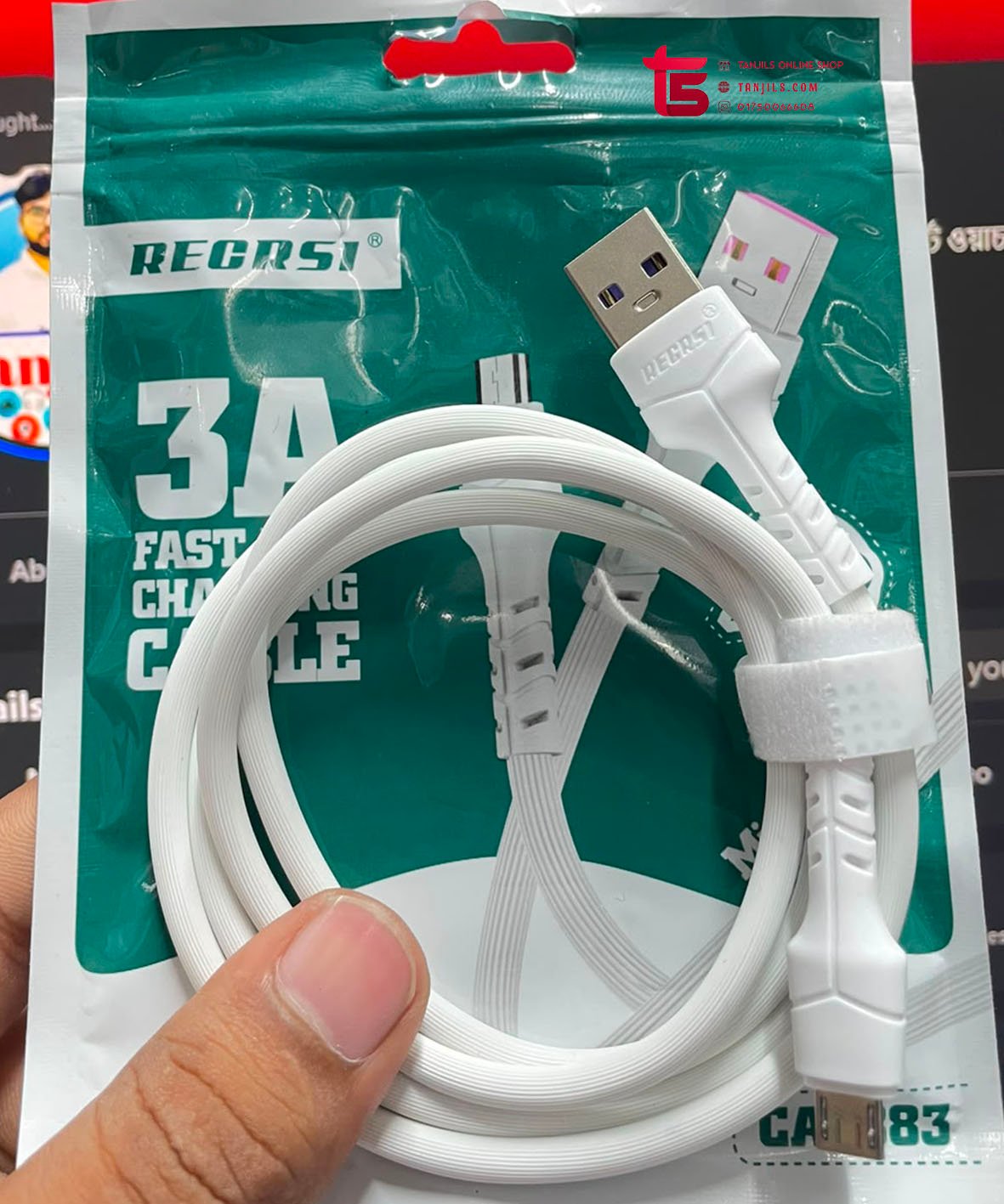 RECRSI  3A Fast Charging Micro USB Cable